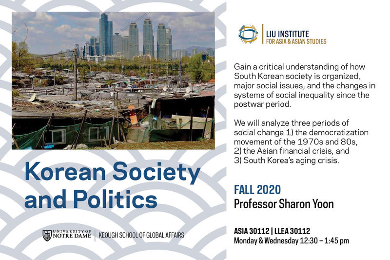 Korean Society And Politics Poster