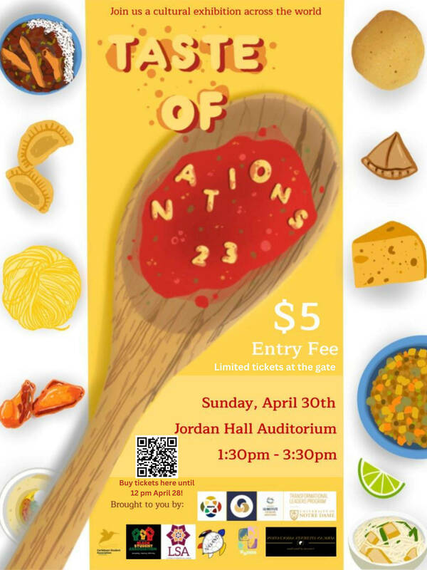 Taste Of Nations Poster With Ss Qr