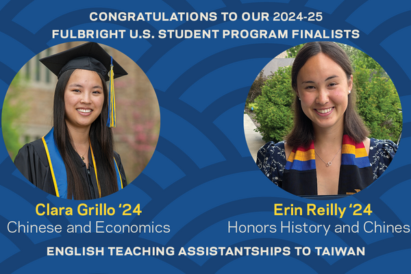 Congratulations to our 2024-25 Fulbright Finalists