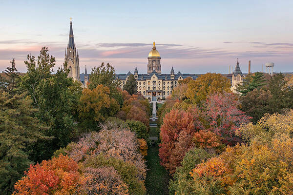 Autumn Fall Aerial Main Building 02 Bj 11