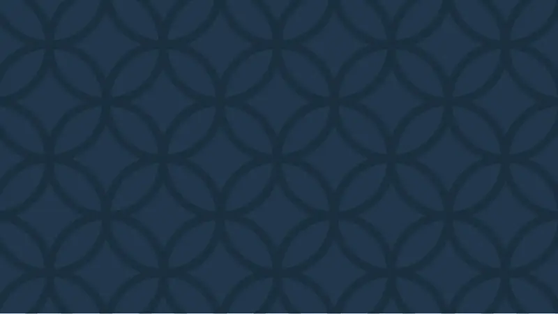Overlapping circles field of medium blue.